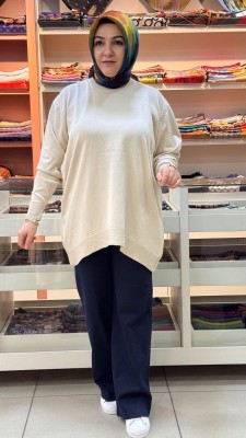 inza moda - Basic Triko Tunik Taş/10136