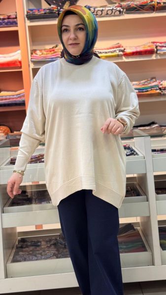 Basic Triko Tunik Taş/10136